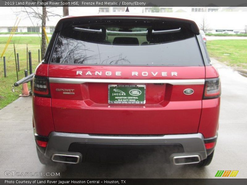 Firenze Red Metallic / Ebony/Ebony 2019 Land Rover Range Rover Sport HSE
