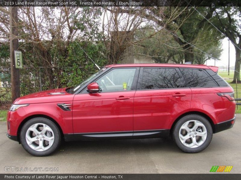 Firenze Red Metallic / Ebony/Ebony 2019 Land Rover Range Rover Sport HSE