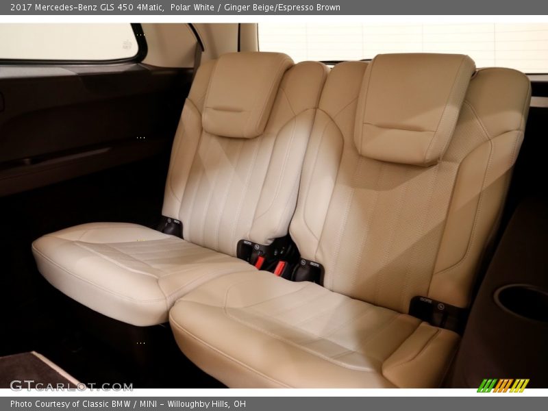 Polar White / Ginger Beige/Espresso Brown 2017 Mercedes-Benz GLS 450 4Matic