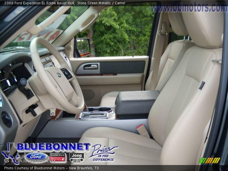 Stone Green Metallic / Camel 2009 Ford Expedition EL Eddie Bauer 4x4