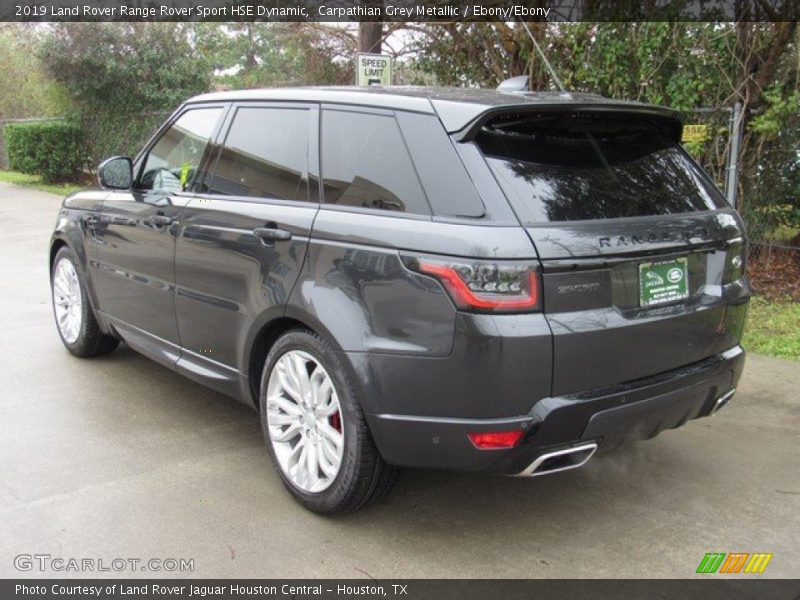 Carpathian Grey Metallic / Ebony/Ebony 2019 Land Rover Range Rover Sport HSE Dynamic