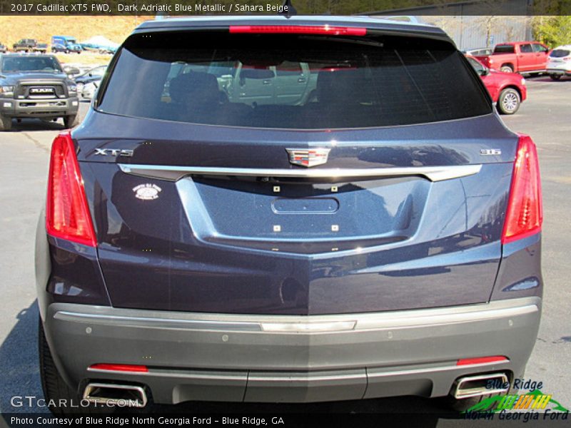 Dark Adriatic Blue Metallic / Sahara Beige 2017 Cadillac XT5 FWD