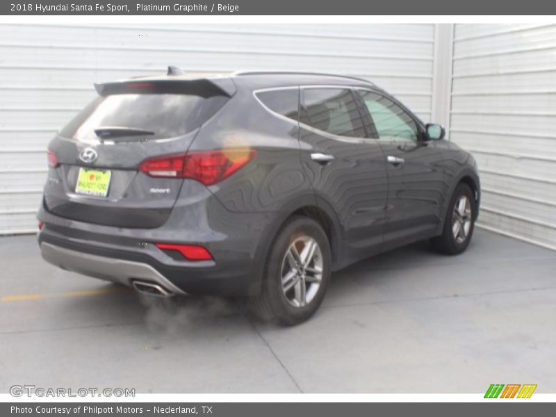Platinum Graphite / Beige 2018 Hyundai Santa Fe Sport