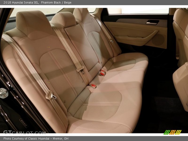 Phantom Black / Beige 2018 Hyundai Sonata SEL
