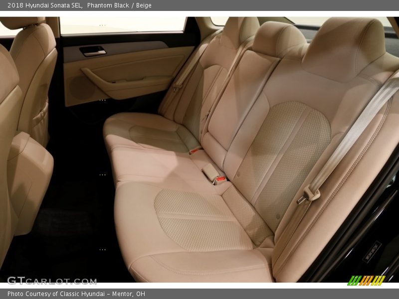 Phantom Black / Beige 2018 Hyundai Sonata SEL