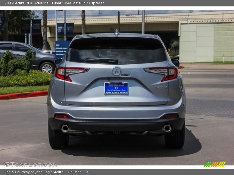 Lunar Silver Metallic / Espresso 2019 Acura RDX Advance
