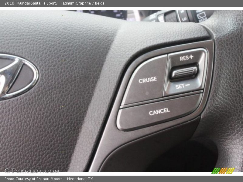 Platinum Graphite / Beige 2018 Hyundai Santa Fe Sport