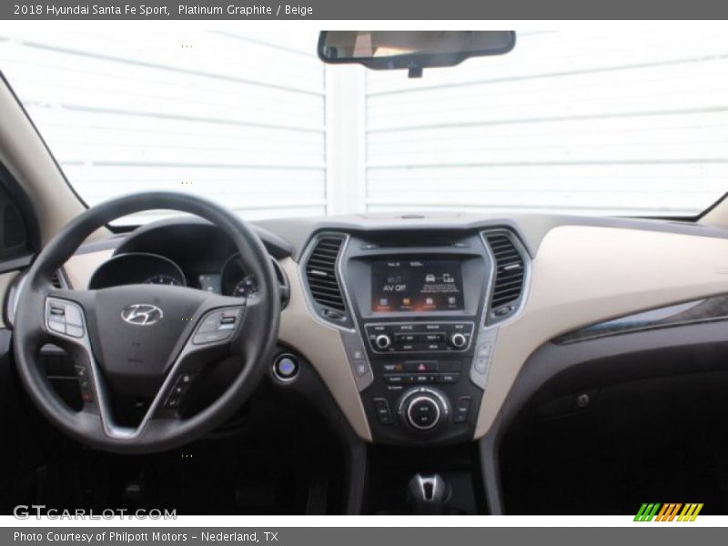 Platinum Graphite / Beige 2018 Hyundai Santa Fe Sport