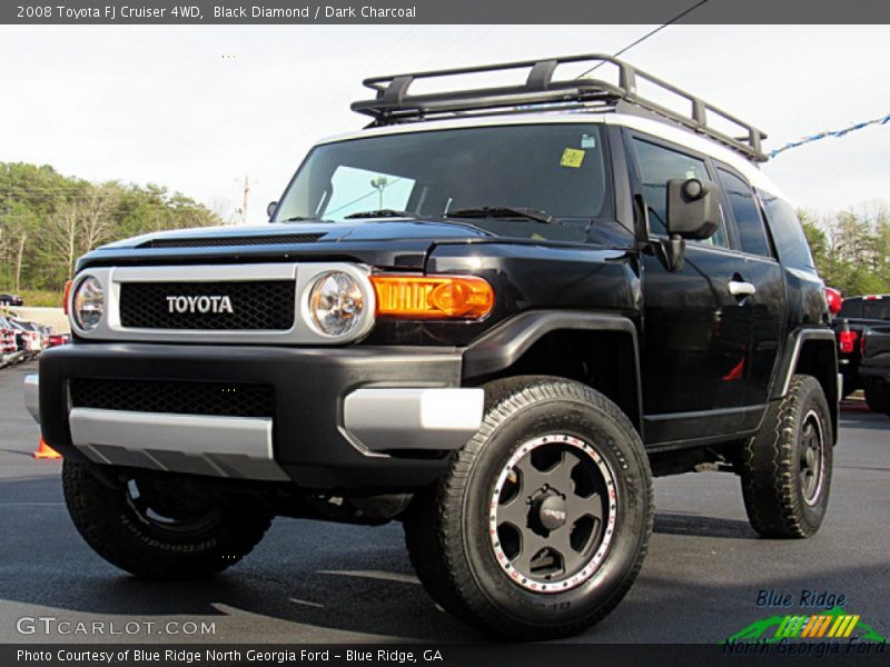 Black Diamond / Dark Charcoal 2008 Toyota FJ Cruiser 4WD
