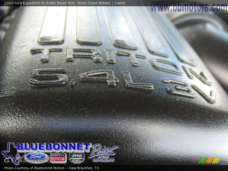 Stone Green Metallic / Camel 2009 Ford Expedition EL Eddie Bauer 4x4