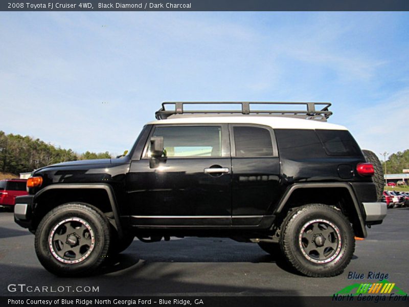 Black Diamond / Dark Charcoal 2008 Toyota FJ Cruiser 4WD