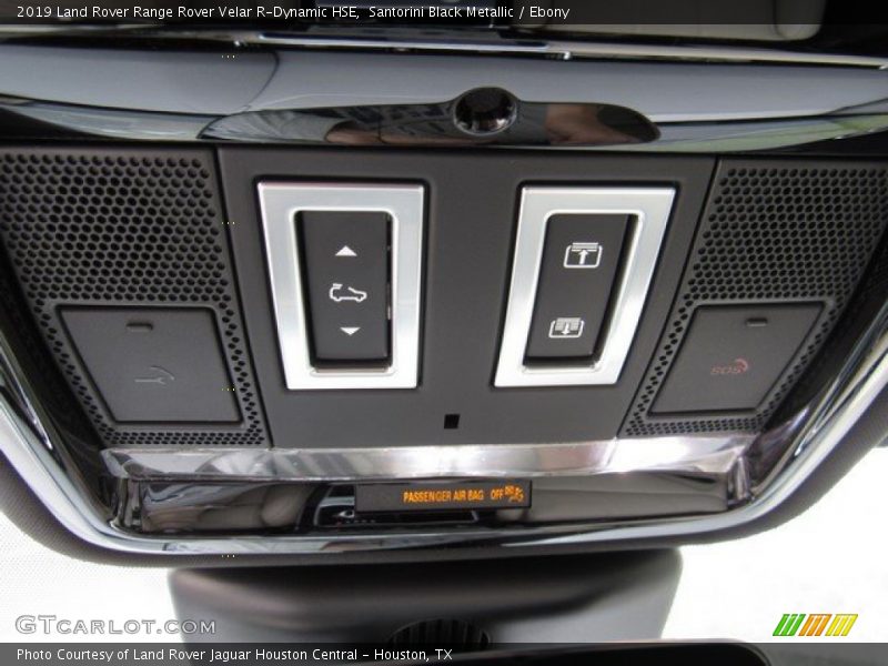 Santorini Black Metallic / Ebony 2019 Land Rover Range Rover Velar R-Dynamic HSE