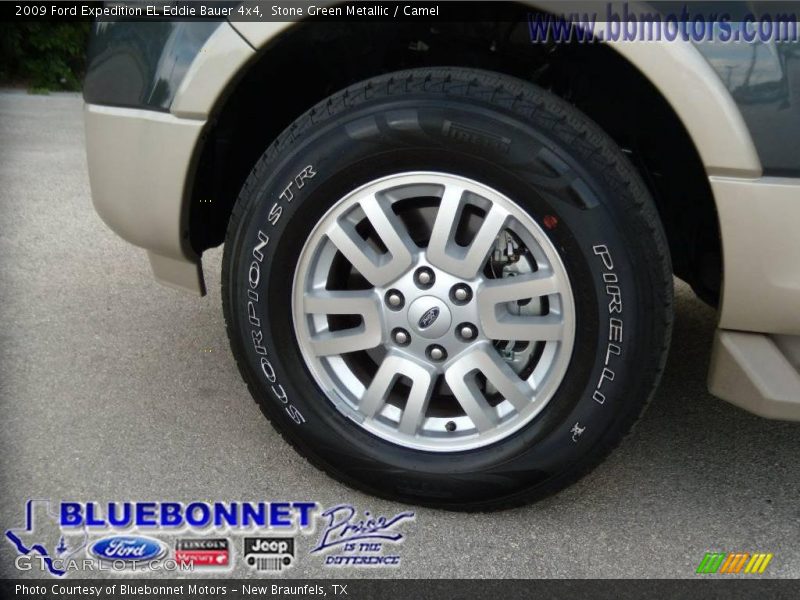 Stone Green Metallic / Camel 2009 Ford Expedition EL Eddie Bauer 4x4