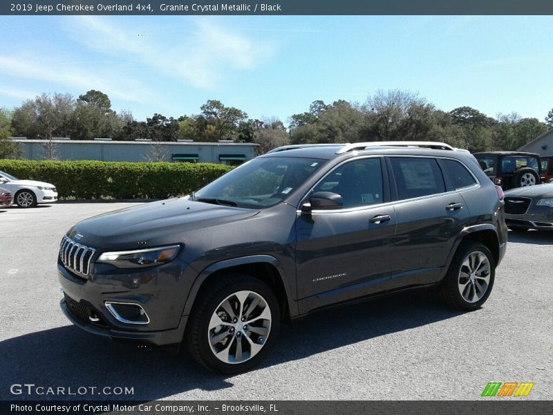 Granite Crystal Metallic / Black 2019 Jeep Cherokee Overland 4x4