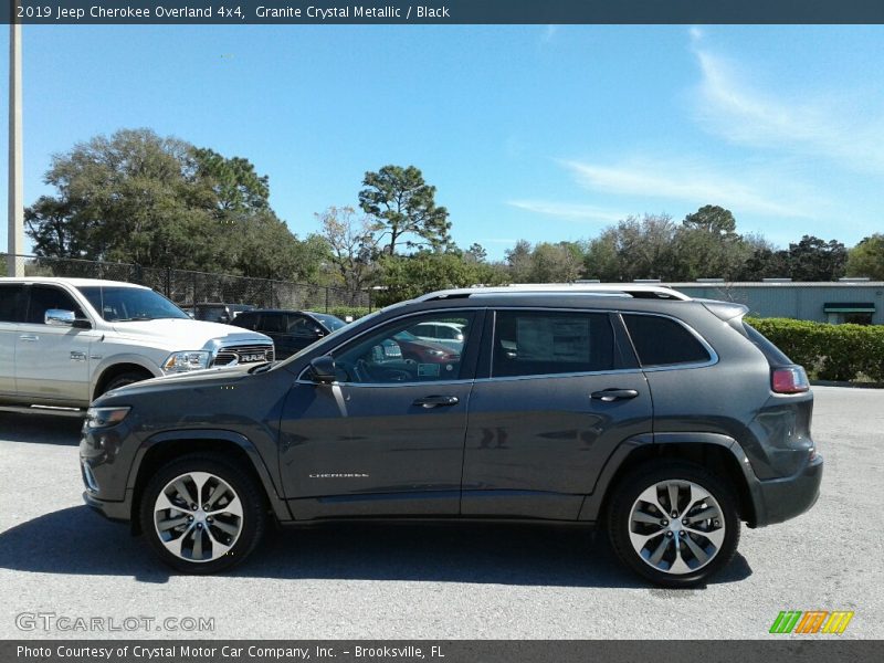 Granite Crystal Metallic / Black 2019 Jeep Cherokee Overland 4x4