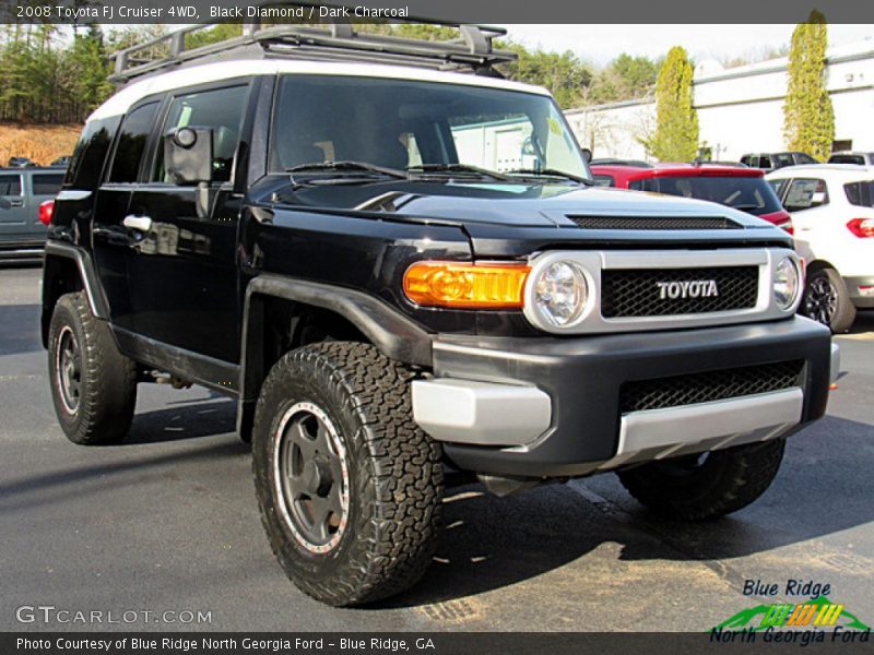 Black Diamond / Dark Charcoal 2008 Toyota FJ Cruiser 4WD