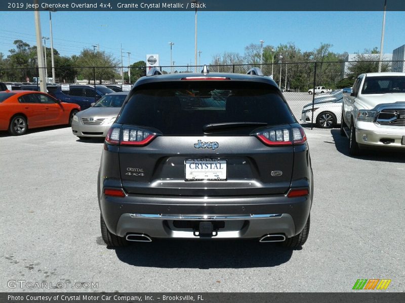 Granite Crystal Metallic / Black 2019 Jeep Cherokee Overland 4x4