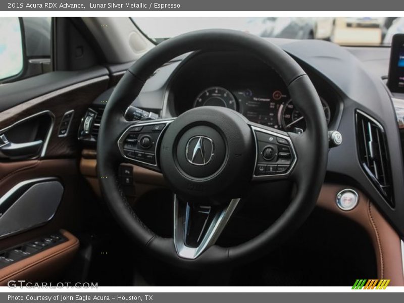 Lunar Silver Metallic / Espresso 2019 Acura RDX Advance