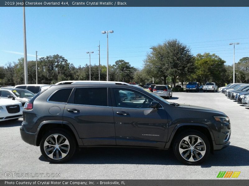 Granite Crystal Metallic / Black 2019 Jeep Cherokee Overland 4x4