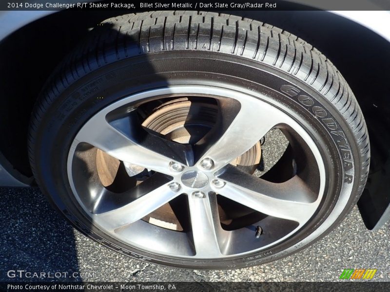 Billet Silver Metallic / Dark Slate Gray/Radar Red 2014 Dodge Challenger R/T Shaker Package