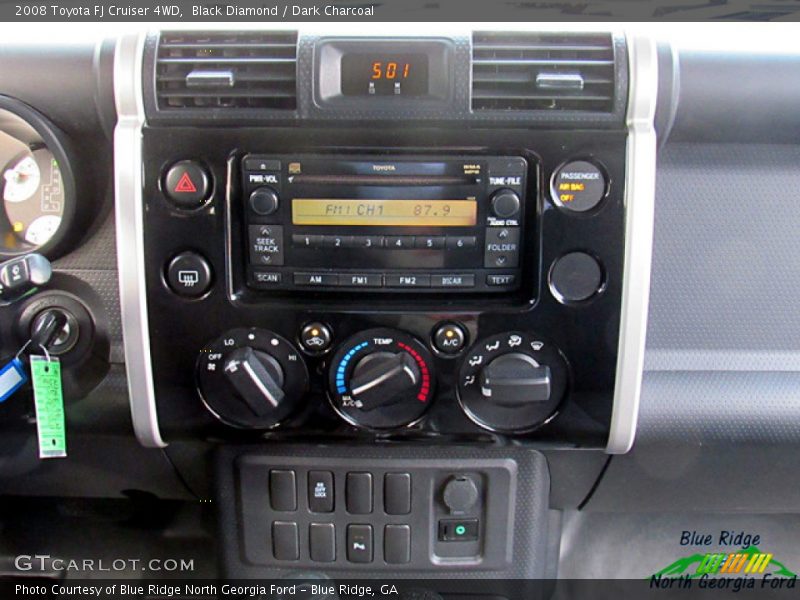 Black Diamond / Dark Charcoal 2008 Toyota FJ Cruiser 4WD