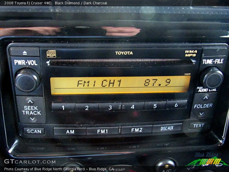 Black Diamond / Dark Charcoal 2008 Toyota FJ Cruiser 4WD