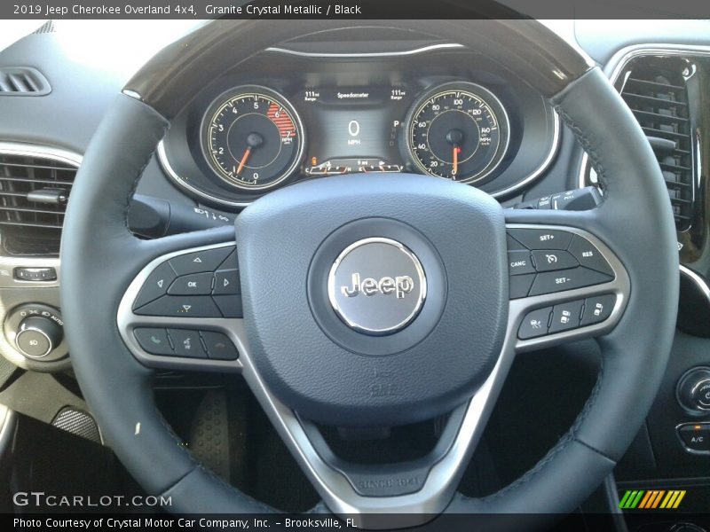 Granite Crystal Metallic / Black 2019 Jeep Cherokee Overland 4x4
