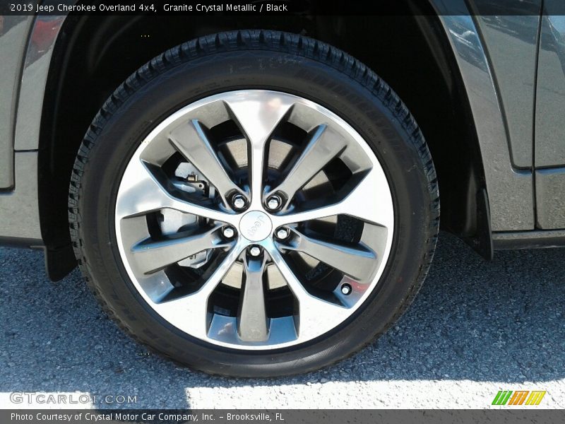 Granite Crystal Metallic / Black 2019 Jeep Cherokee Overland 4x4