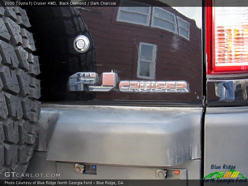 Black Diamond / Dark Charcoal 2008 Toyota FJ Cruiser 4WD