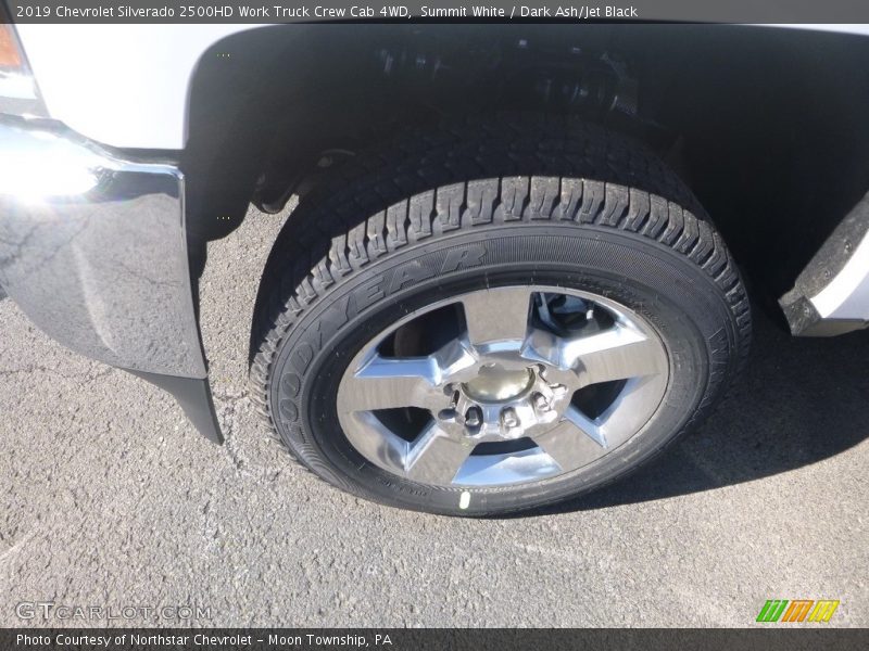 Summit White / Dark Ash/Jet Black 2019 Chevrolet Silverado 2500HD Work Truck Crew Cab 4WD