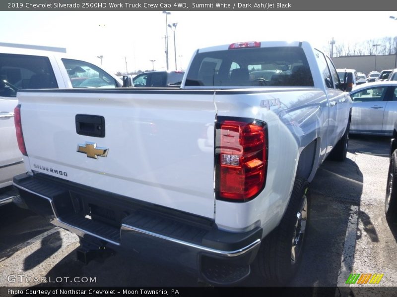 Summit White / Dark Ash/Jet Black 2019 Chevrolet Silverado 2500HD Work Truck Crew Cab 4WD