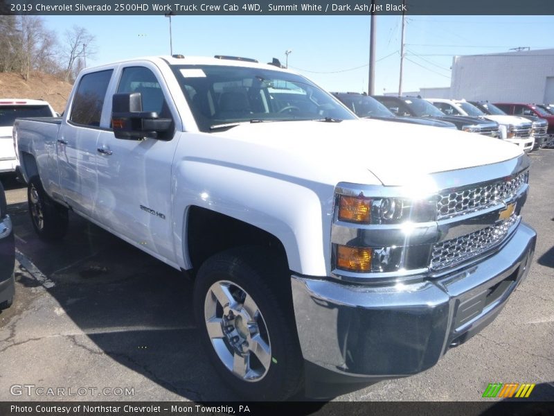 Summit White / Dark Ash/Jet Black 2019 Chevrolet Silverado 2500HD Work Truck Crew Cab 4WD