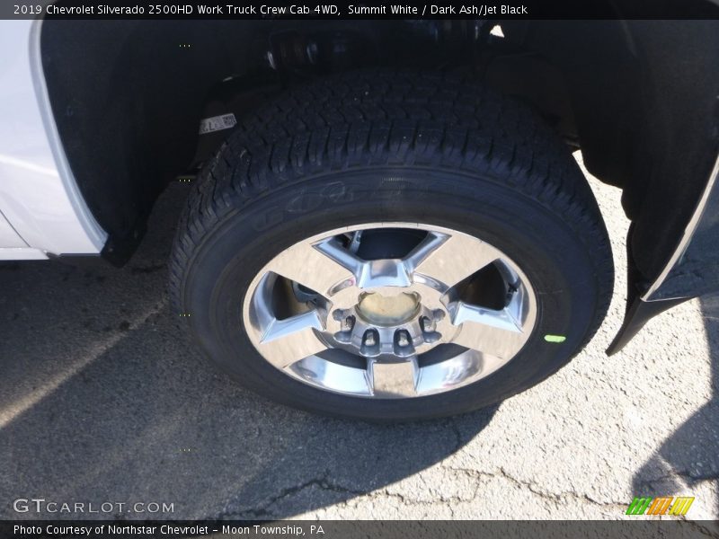 Summit White / Dark Ash/Jet Black 2019 Chevrolet Silverado 2500HD Work Truck Crew Cab 4WD