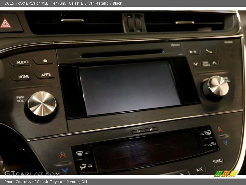 Celestial Silver Metallic / Black 2015 Toyota Avalon XLE Premium