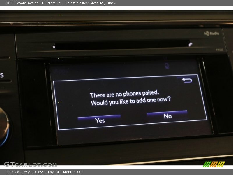 Celestial Silver Metallic / Black 2015 Toyota Avalon XLE Premium