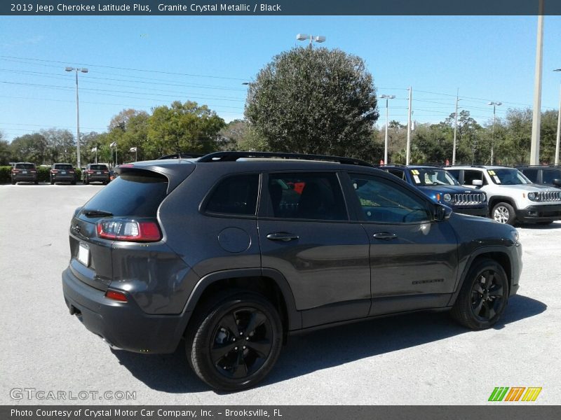 Granite Crystal Metallic / Black 2019 Jeep Cherokee Latitude Plus