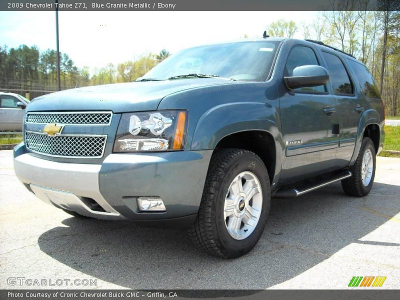 Blue Granite Metallic / Ebony 2009 Chevrolet Tahoe Z71