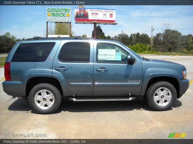 Blue Granite Metallic / Ebony 2009 Chevrolet Tahoe Z71