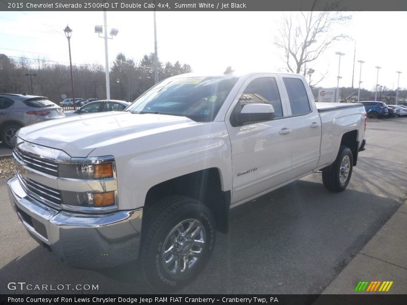 Summit White / Jet Black 2015 Chevrolet Silverado 2500HD LT Double Cab 4x4