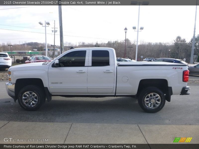 Summit White / Jet Black 2015 Chevrolet Silverado 2500HD LT Double Cab 4x4