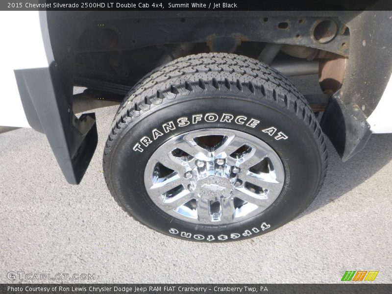 Summit White / Jet Black 2015 Chevrolet Silverado 2500HD LT Double Cab 4x4