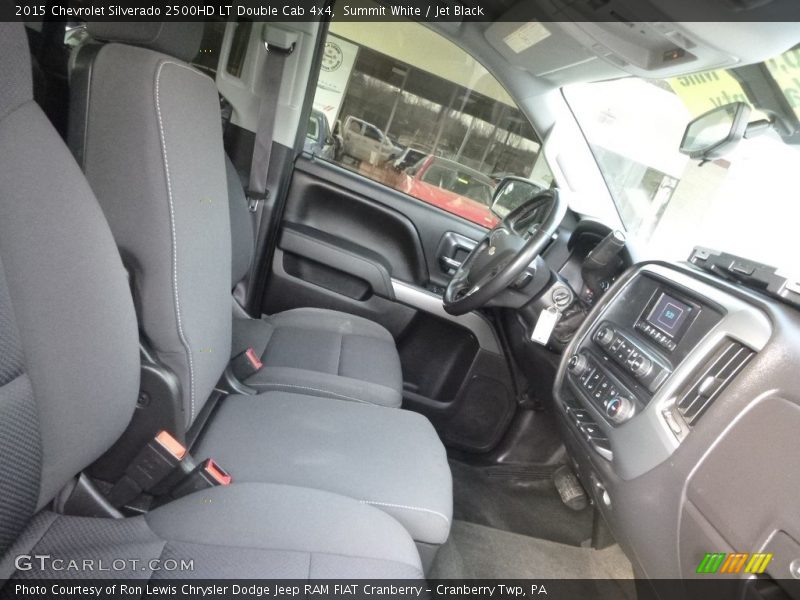 Summit White / Jet Black 2015 Chevrolet Silverado 2500HD LT Double Cab 4x4