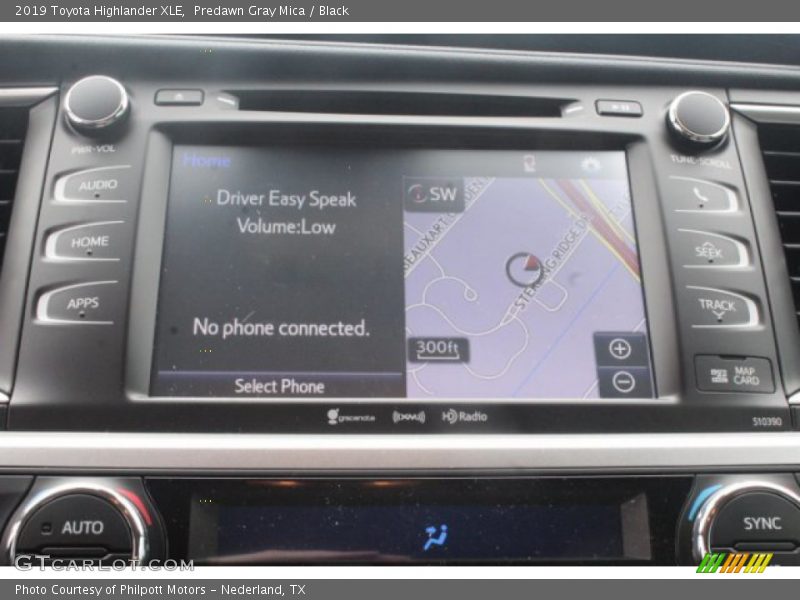 Predawn Gray Mica / Black 2019 Toyota Highlander XLE