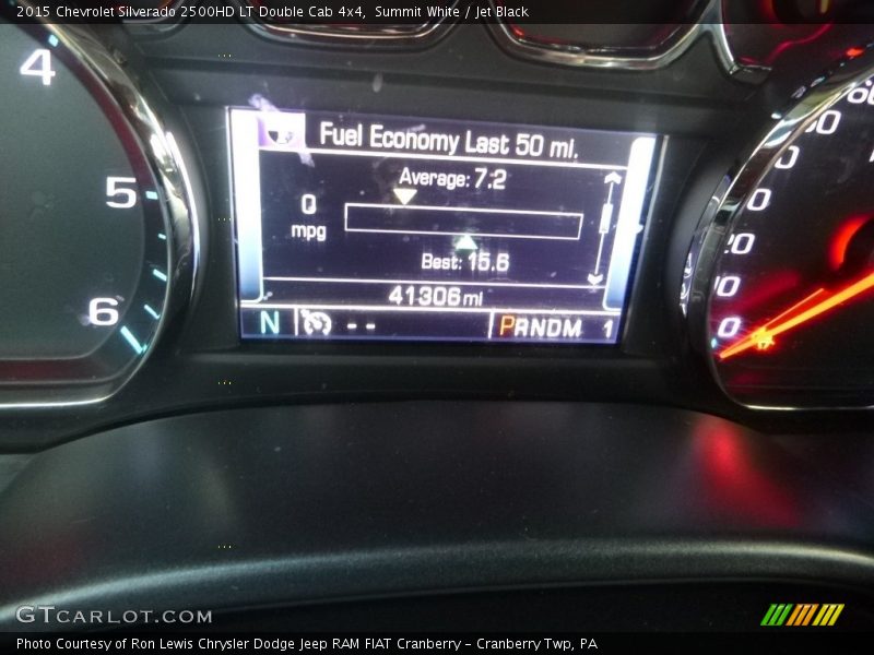 Summit White / Jet Black 2015 Chevrolet Silverado 2500HD LT Double Cab 4x4