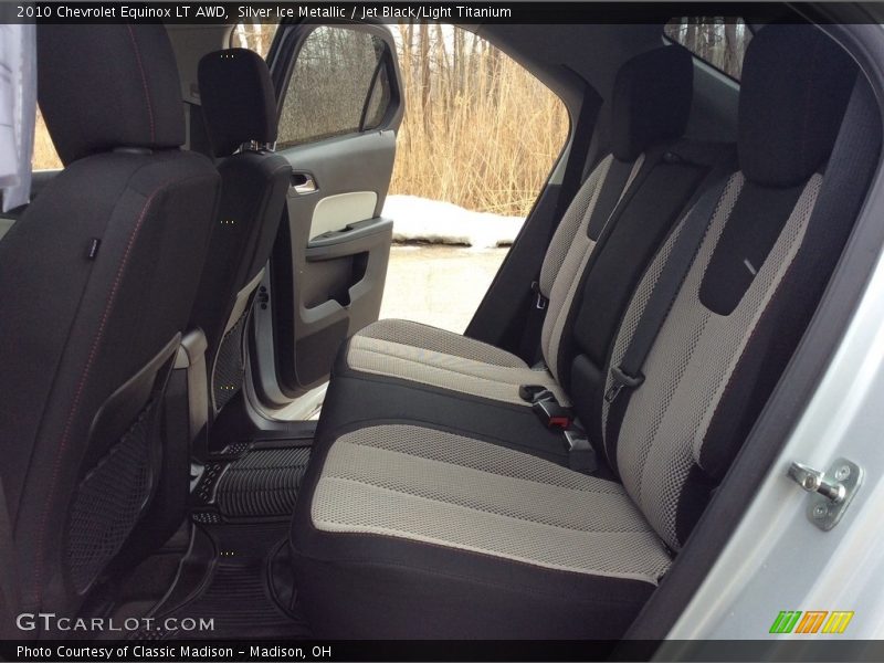 Silver Ice Metallic / Jet Black/Light Titanium 2010 Chevrolet Equinox LT AWD