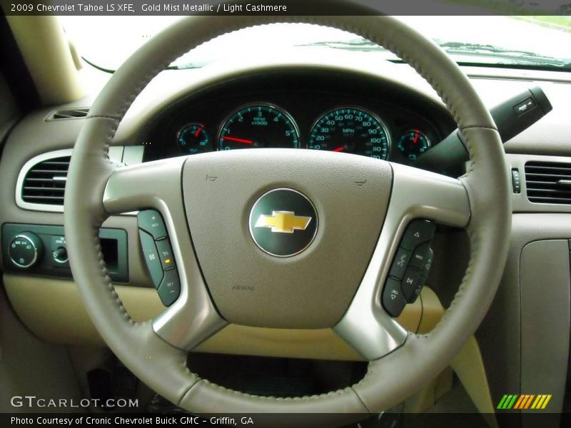 Gold Mist Metallic / Light Cashmere 2009 Chevrolet Tahoe LS XFE