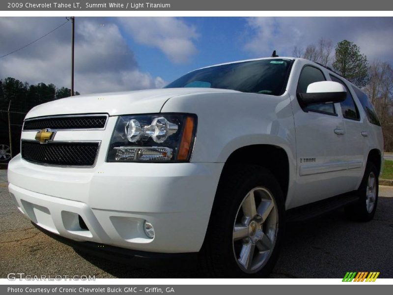 Summit White / Light Titanium 2009 Chevrolet Tahoe LT