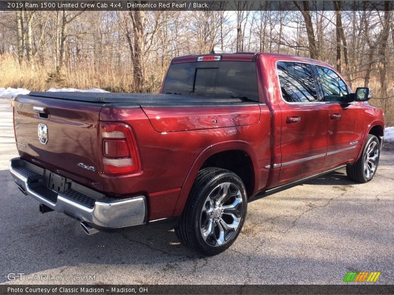 Delmonico Red Pearl / Black 2019 Ram 1500 Limited Crew Cab 4x4