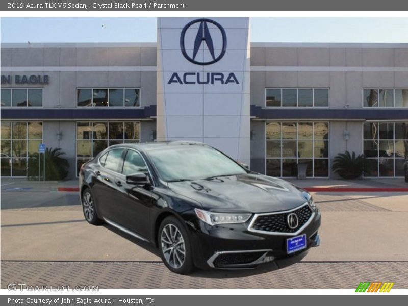 Crystal Black Pearl / Parchment 2019 Acura TLX V6 Sedan