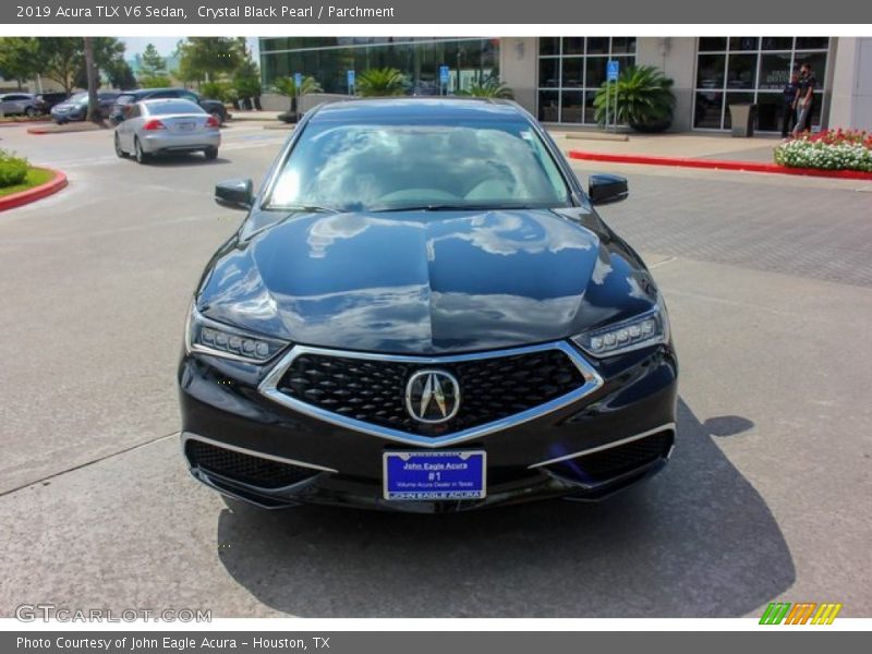 Crystal Black Pearl / Parchment 2019 Acura TLX V6 Sedan